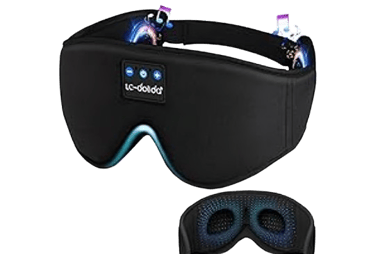 Sleep Headphones, Bluetooth Sleep Mask Sleeping Headphones Wireless Ice Silk Sleep Mask with Bluetoo