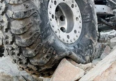 air up air down stuck tires with hawkes outdoors