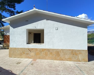 una ampliación acabada de una vivienda