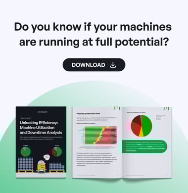 Example of Evocon Report (Machine Utilization)