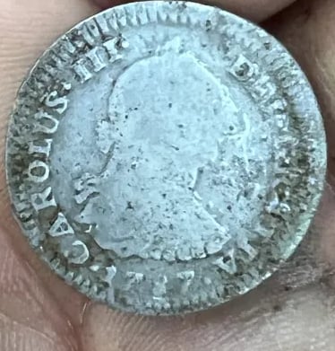 1787 spanish Real coin 