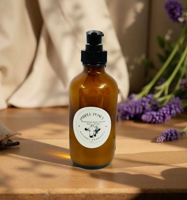 A lightweight, deeply hydrating lotion made with grass-fed tallow and botanical oils.