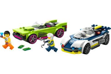 LEGO Police Car and Muscle Car Chase - NEW 2024