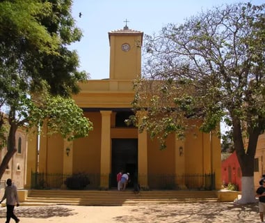 Eglise Saint-Charles-Borromée de Gorée l'ile aux exclaves