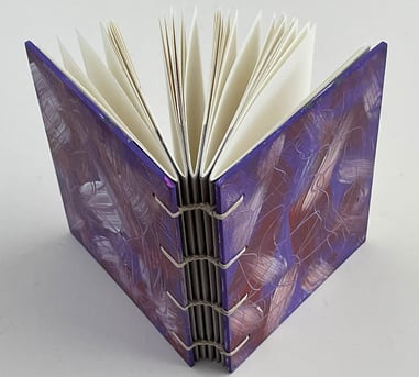 Coptic Binding with painted cover