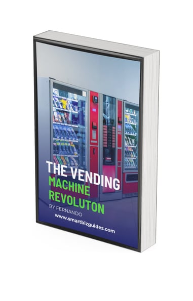 a book cover of the vending machine