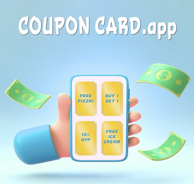 AVAILABLE ON COUPONCARD.APP logo