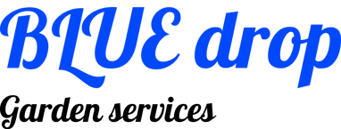 blue drop garden services logo