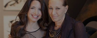 A picture of Marie Forleo and Donna Karan