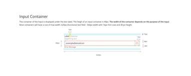 Input Container