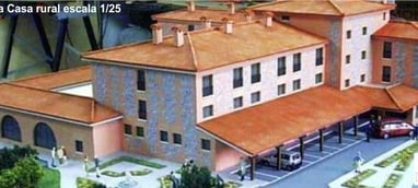 Maqueta Hotel rural