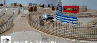 Maqueta de circuito de slot