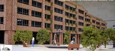 Maqueta edificio residencial