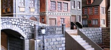 Escenografía pueblo medieval