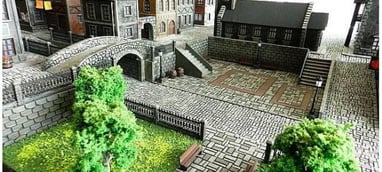 Escenografía pueblo medieval