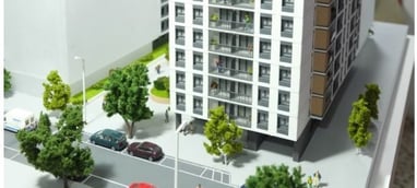 Maqueta edificio residencial
