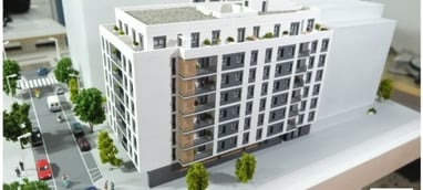 Maqueta edificio residencial