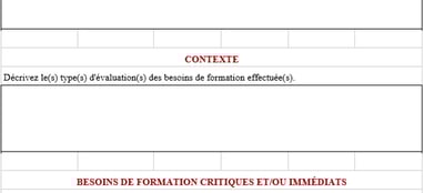 Plan de développement des compétences modèle pdf gratuit