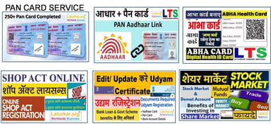 Pan Card Shop Act Abha Card Demat Ac Udyam Registration Banner