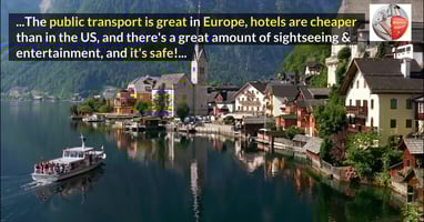 Europe is the best place to travel solo