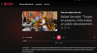 Portada del programa Tots els Matins del món de Catalunya Música - Catalunya Radio