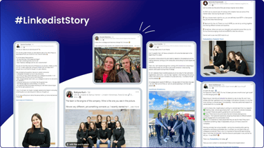 Linkedist story campaign done by Linkedist