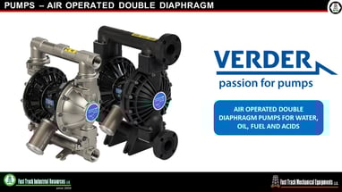 VERDER WILDEN AIR OPERATED DOUBLE DIAPHRAGM PUMPS DUBAI | info@fasttrackindustrial.com