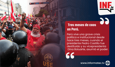 Perú sigue en protestas por 3 meses