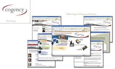 une capture d'écran du site Internet de Cogency Semiconductor