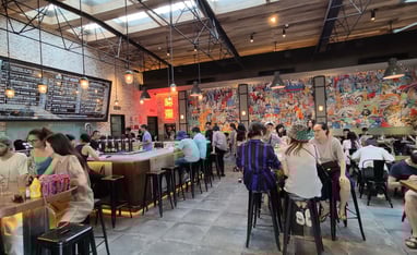 leon art mural jing A brewery