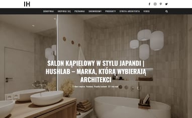 SALON KĄPIELOWY W STYLU JAPANDI