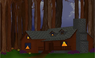 The house of the dwarfs illustration