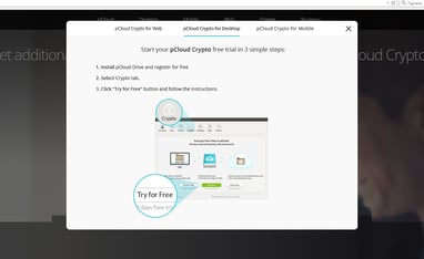 Crypto Folder for Linux Modal