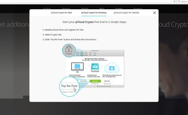 Crypto Folder for Mac Modal