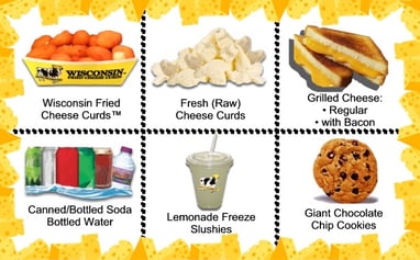 Wisconsin Fried Cheese Curds™ Menu