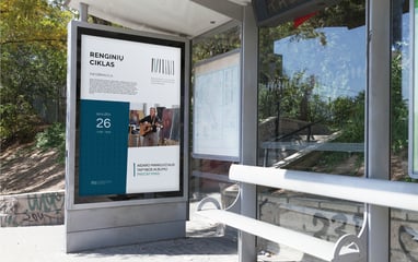 Kanovičiaus biblioteka vizualinio identiteto dizainas
