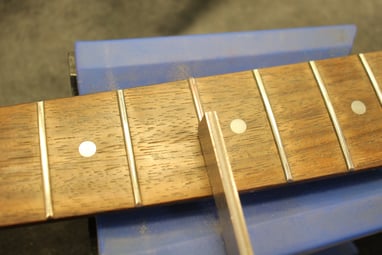 fret level crown & polish