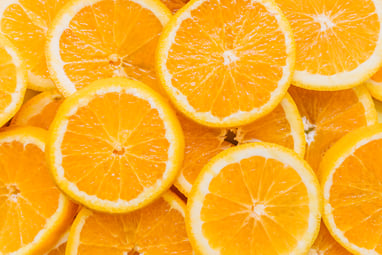 Slices of lemons lying on each other