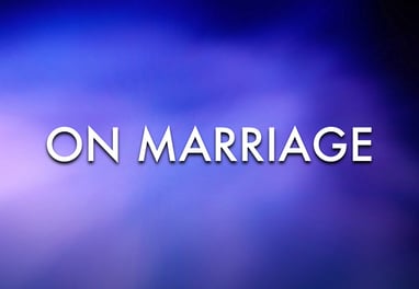 On Marriage