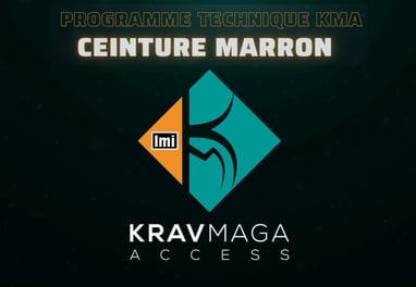 Ceinture marron krav maga