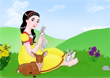 Little Snow White Illustration