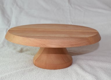 2093 stalak za torte, bukovina, fi 32 cm tanjir