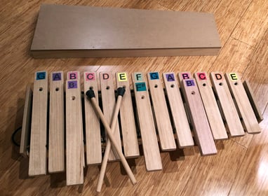 Mini Marimba - Top View