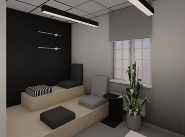 Biuro "8 devices" interjero vizija