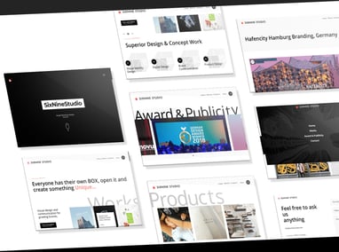 sixnine studio web pages