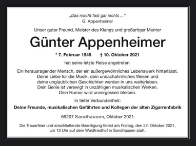 Günter Appenheimer