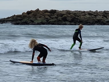 Improver surf lessons page