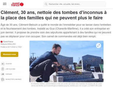 Nettoyer tombe charente maritime entreprise de nettoyage tombe