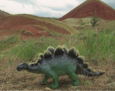 Stegosaurus at Painted Hills $3.00