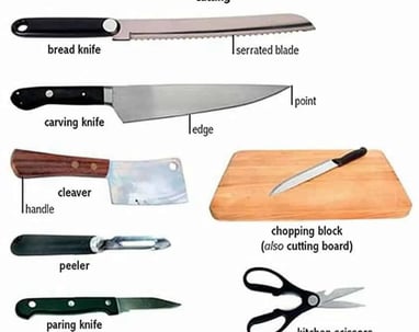 Kitchen nouns